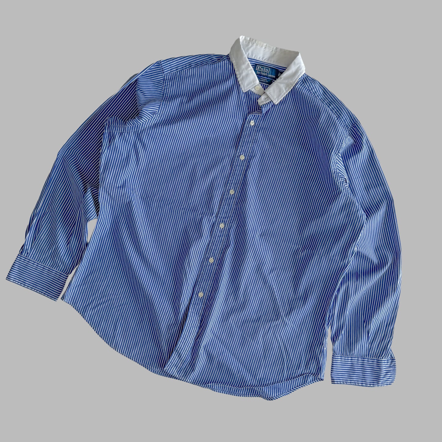 Ralph Lauren Striped Button Up Shirt - XL