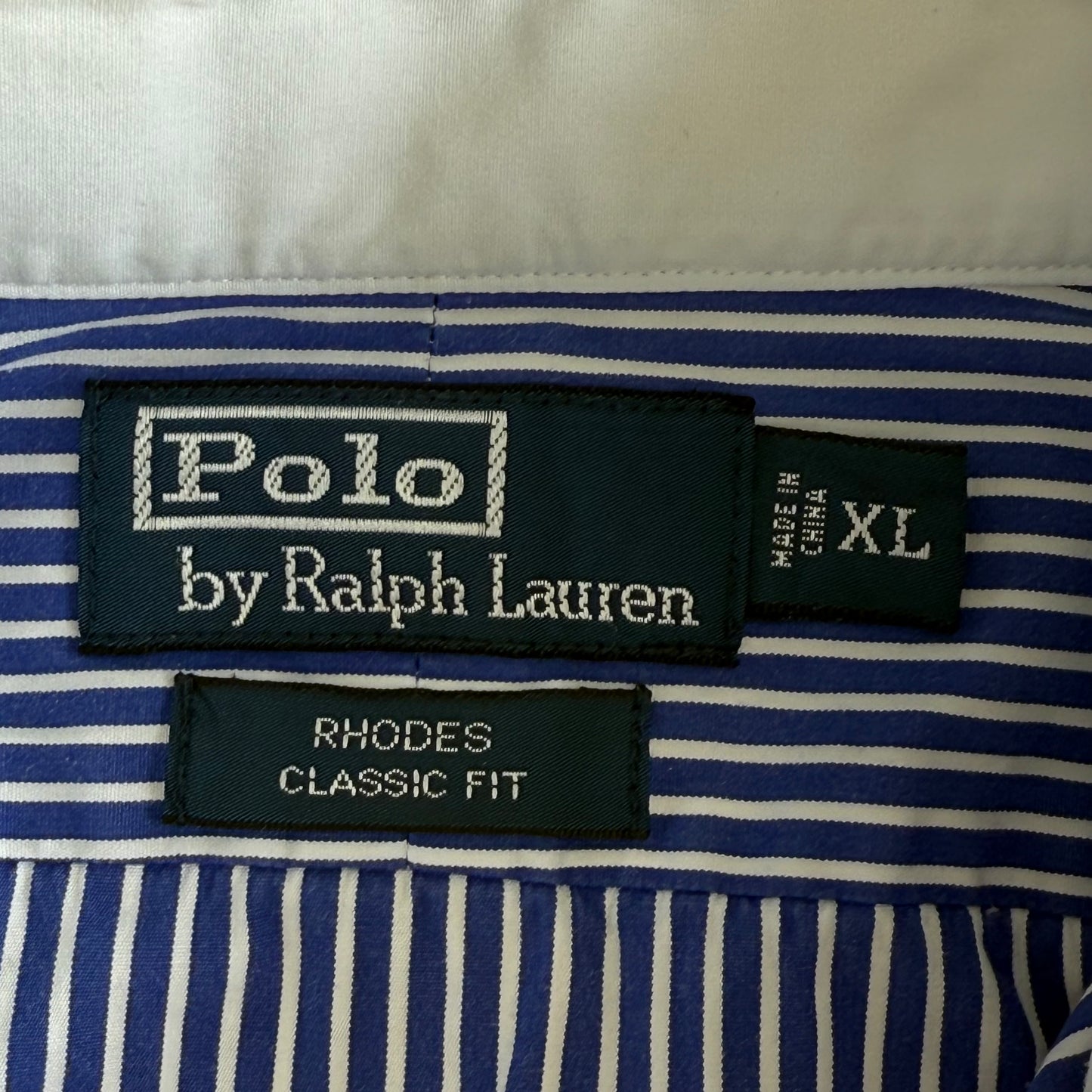 Ralph Lauren Striped Button Up Shirt - XL
