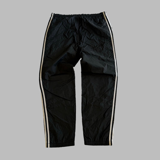 90s Adidas Three Stripe Baggy Track Pants - M