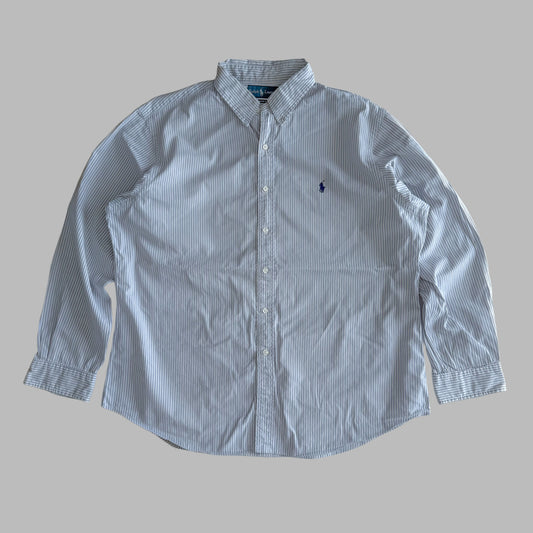 Ralph Lauren Striped Button Up Shirt - XL