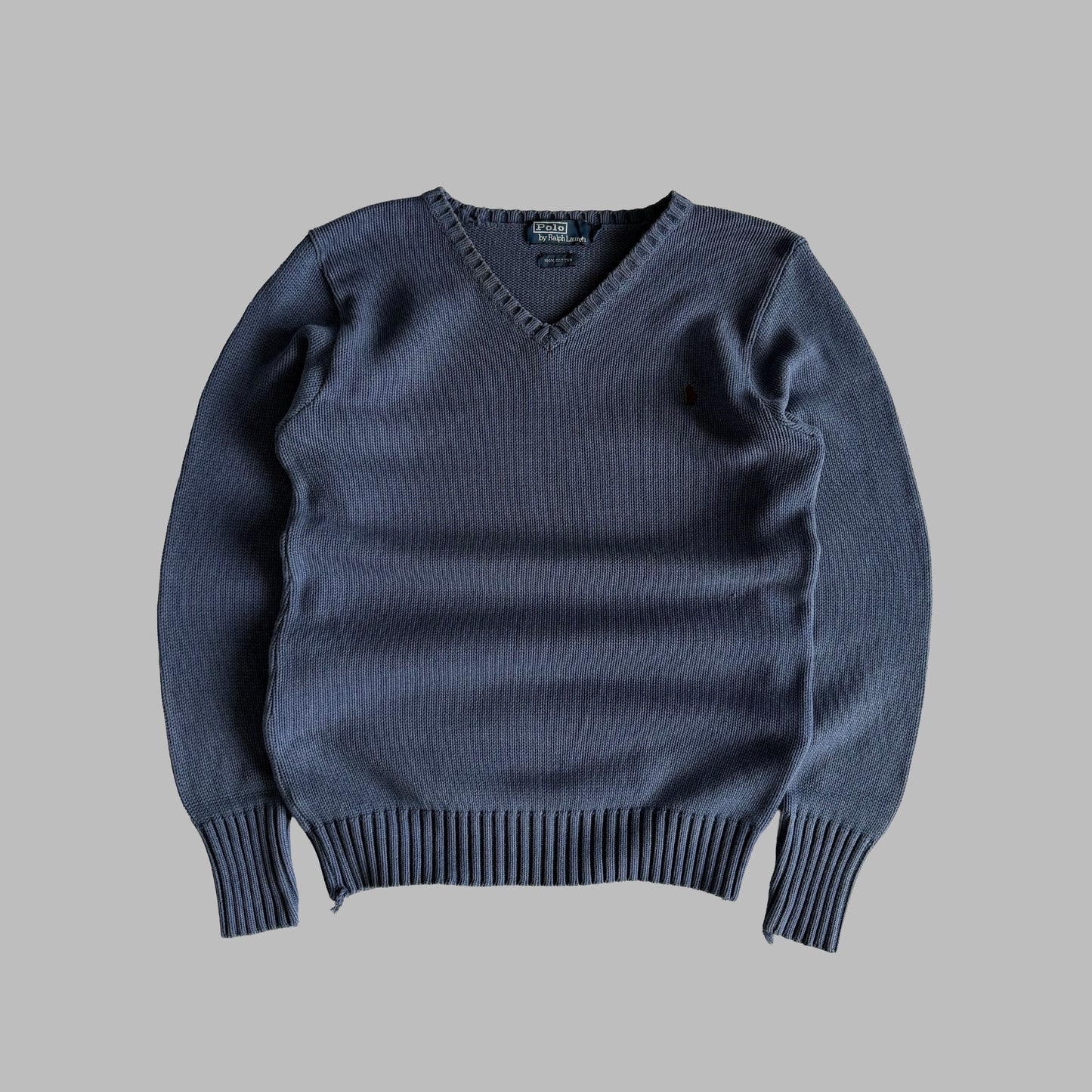 90s Polo Ralph Lauren Cotton Knit Sweater - M