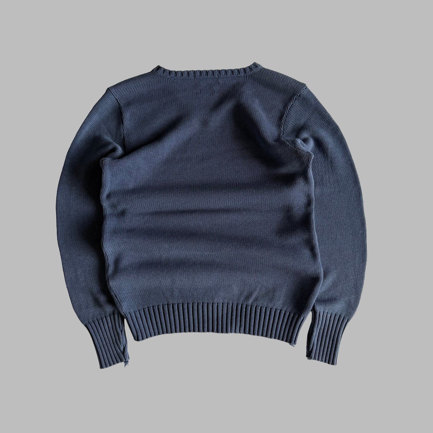 90s Polo Ralph Lauren Cotton Knit Sweater - M