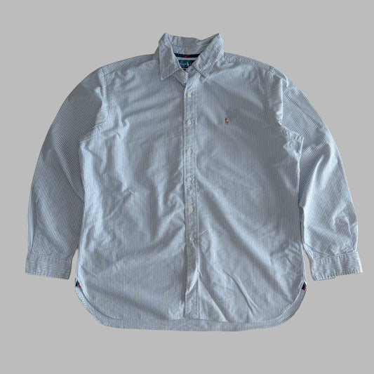 Ralph Lauren Striped Button Up Shirt - XXL