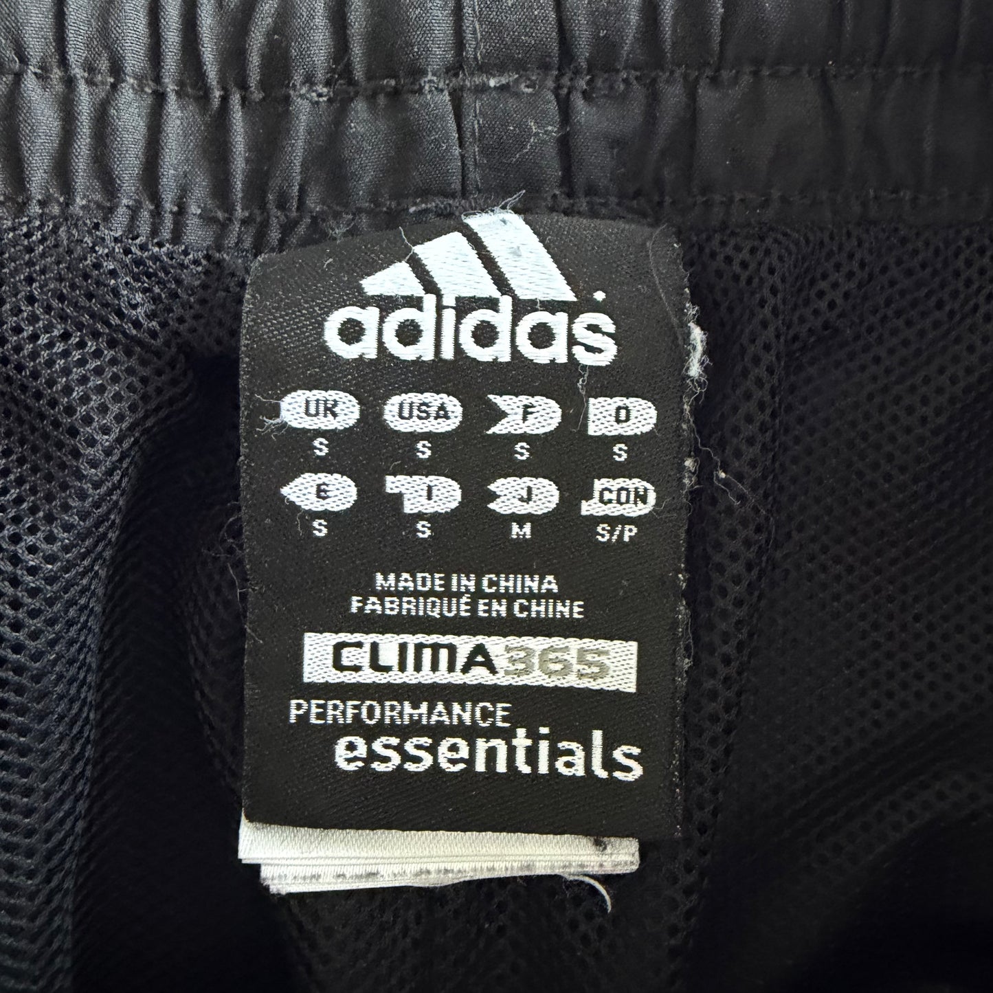 Y2K Adidas Three Stripe Wide Leg Track Pants - S