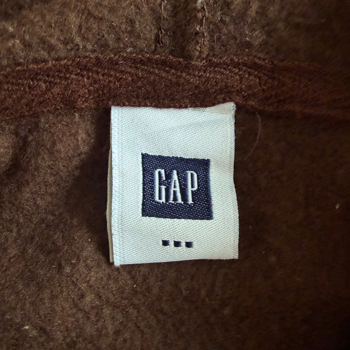 Y2K Brown Gap Hoodie - L