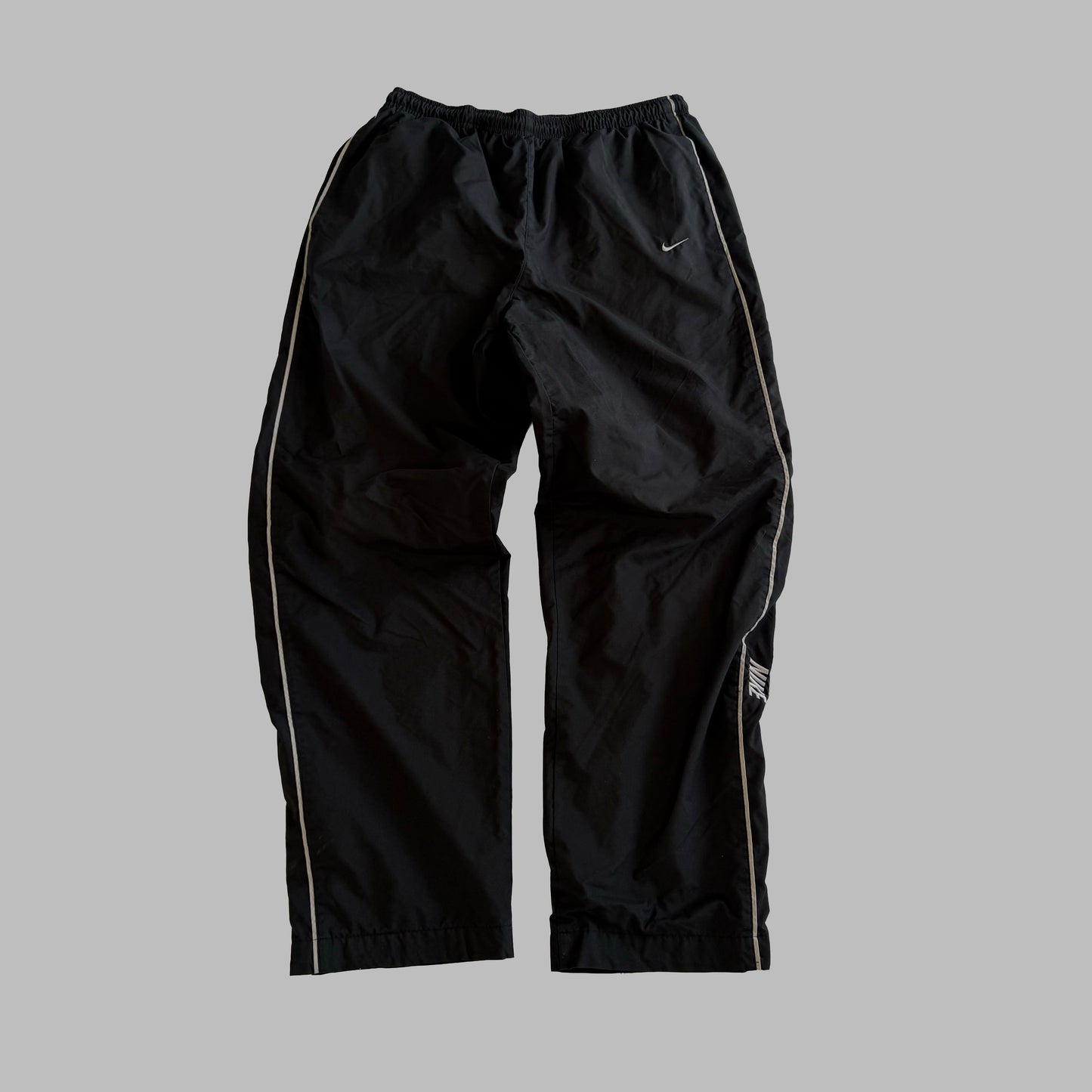 Y2K Nike Wide Leg Spell Out Track Pants - M