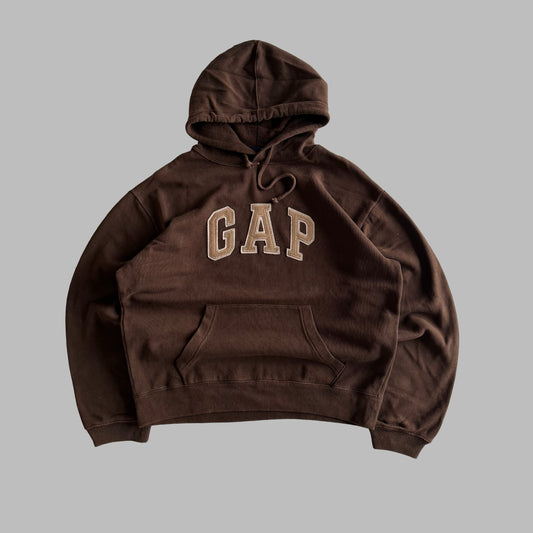 Y2K Brown Gap Hoodie - S