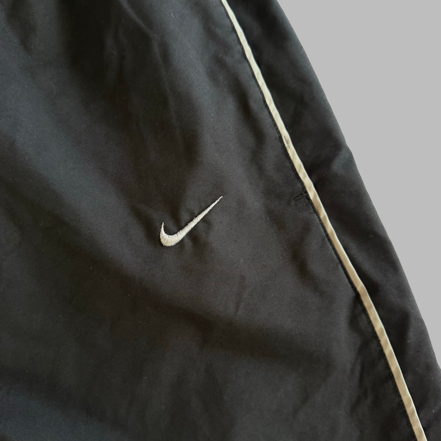 Y2K Nike Wide Leg Spell Out Track Pants - M