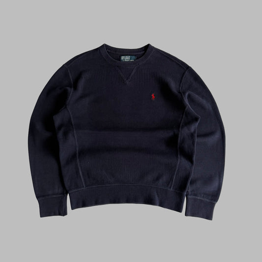 90s Polo Ralph Lauren Ribbed Knit Sweater - M