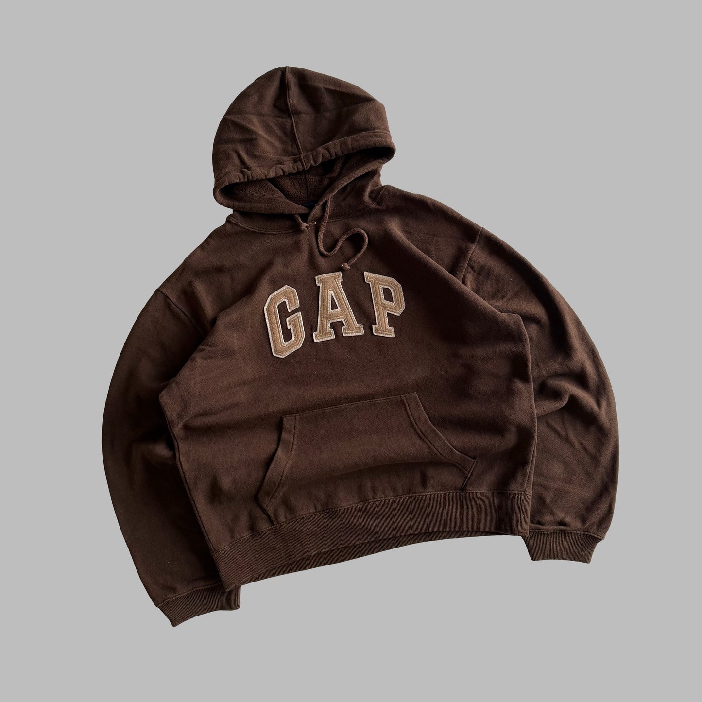 Y2K Brown Gap Hoodie - S