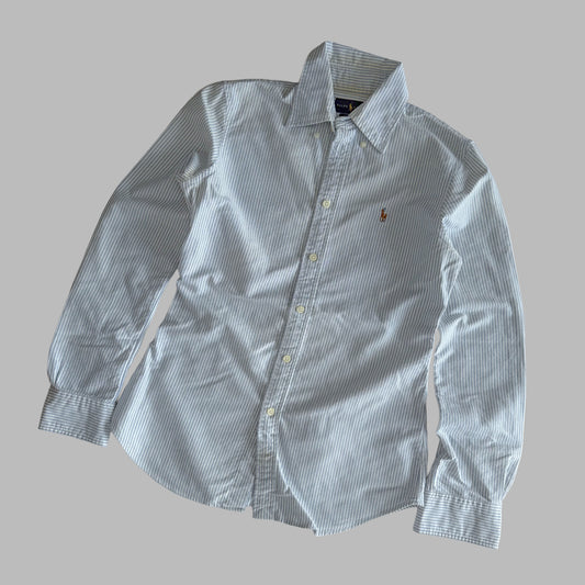 Ralph Lauren Striped Button Up Shirt - Medium