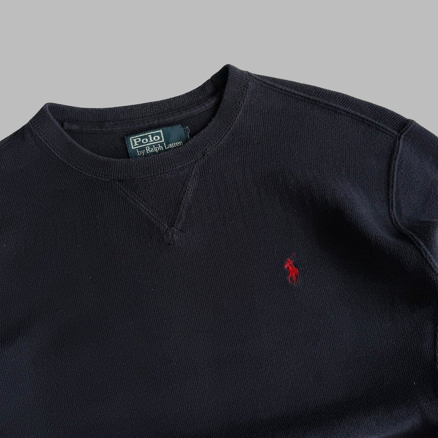 90s Polo Ralph Lauren Ribbed Knit Sweater - M
