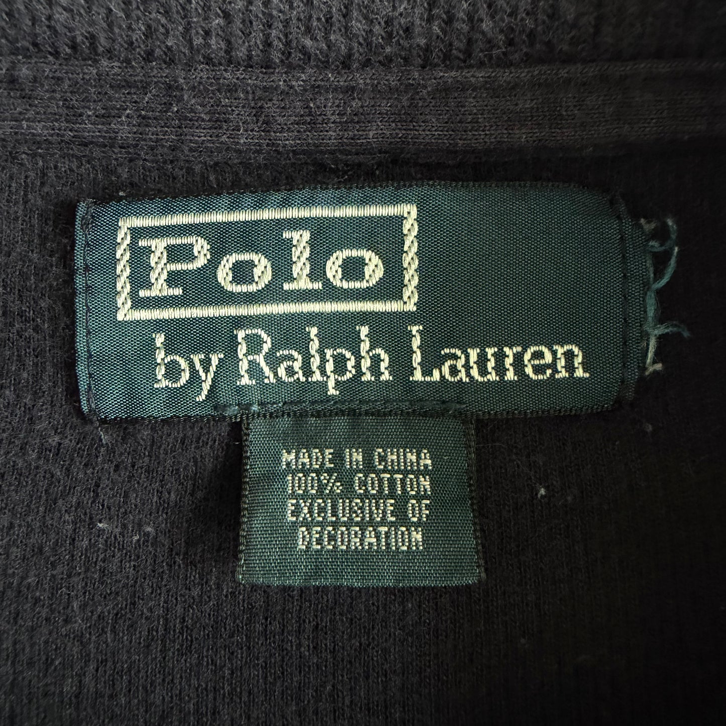 90s Polo Ralph Lauren Ribbed Knit Sweater - M