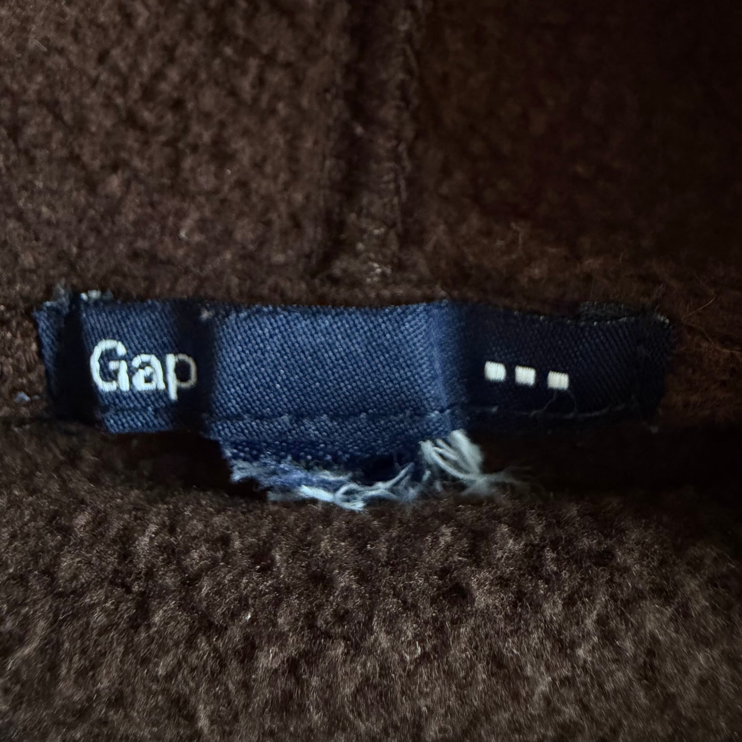 Y2K Brown Gap Hoodie - S
