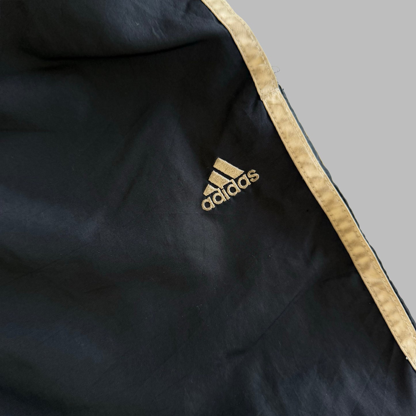 Y2K Adidas Three Stripe Baggy Track Pants - XL