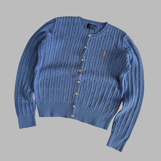 Ralph Lauren Cable Knit Cardigan - Small
