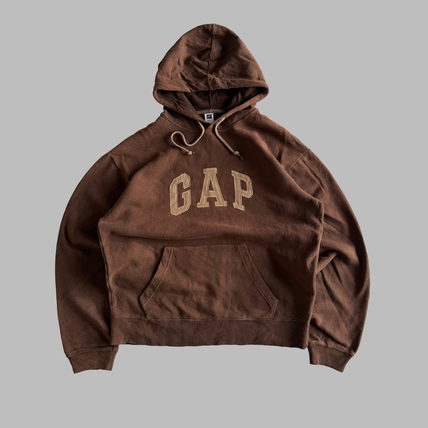 Y2K Brown Gap Hoodie - S