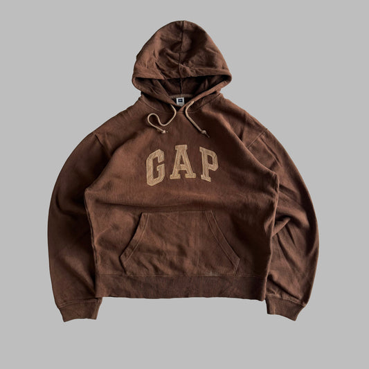 Y2K Brown Gap Hoodie - S