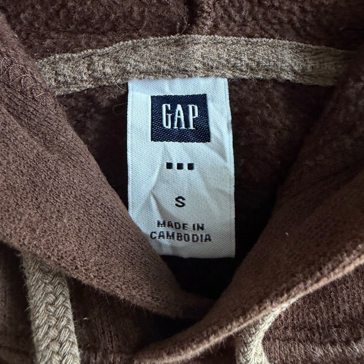 Y2K Brown Gap Hoodie - S