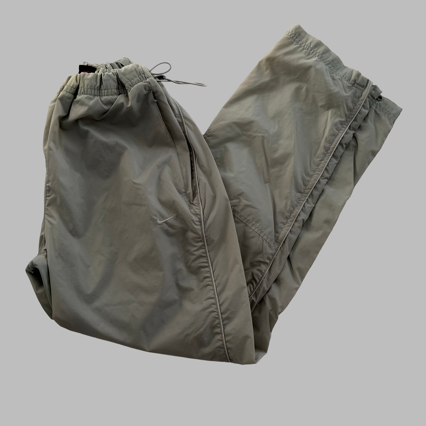 90s Nike Wide Leg Striped Track Pants - M
