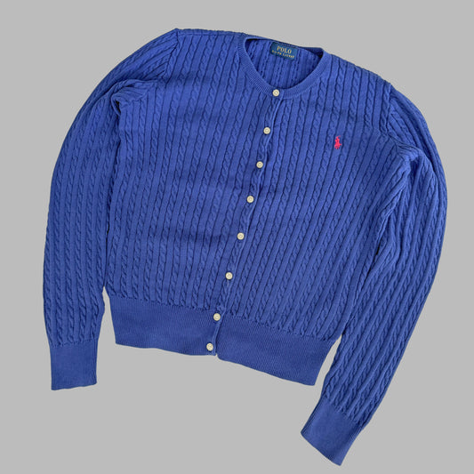 Ralph Lauren Cable Knit Cardigan - Small