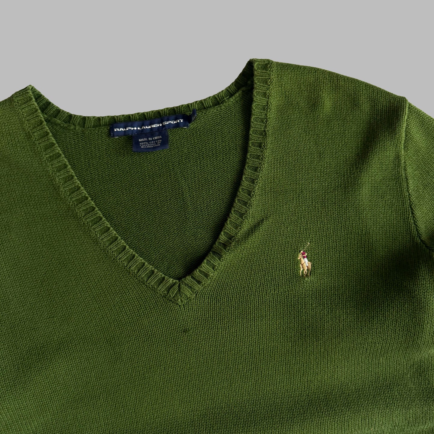 Y2K Polo Ralph Lauren Lightweight Knit Sweater - XL