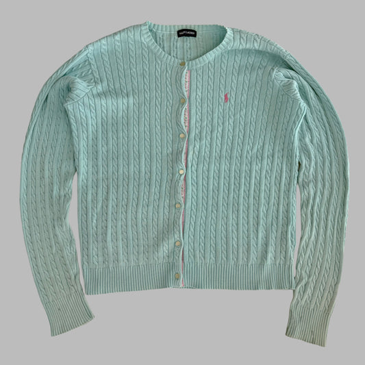 Ralph Lauren Cable Knit Cardigan - XL