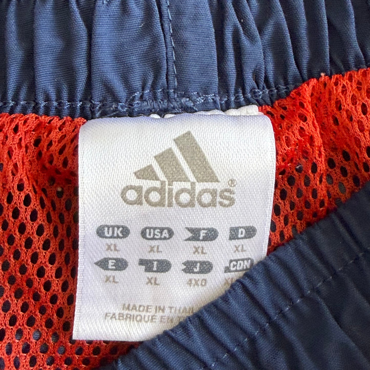 Y2K Adidas Three Stripe Wide Leg Track Pants - L
