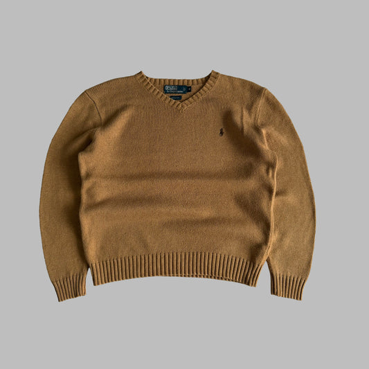 90s Polo Ralph Lauren Cotton Knit Sweater - M