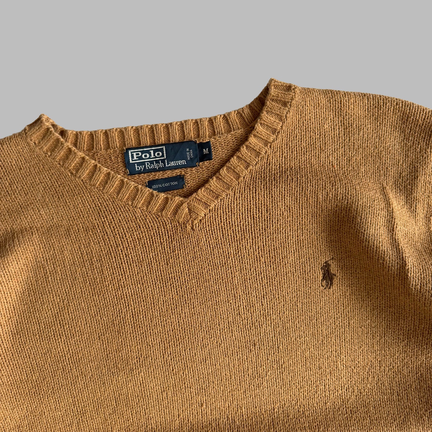 90s Polo Ralph Lauren Cotton Knit Sweater - M