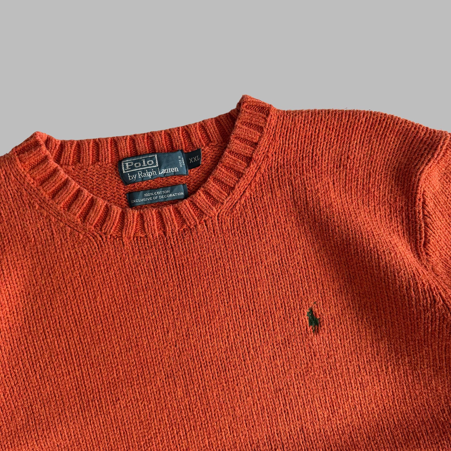 90s Polo Ralph Lauren Heavyweight Knit Sweater - XL