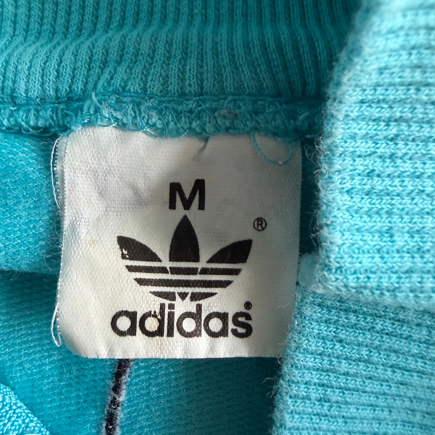 90s Adidas Three Stripe Track Jacket - M