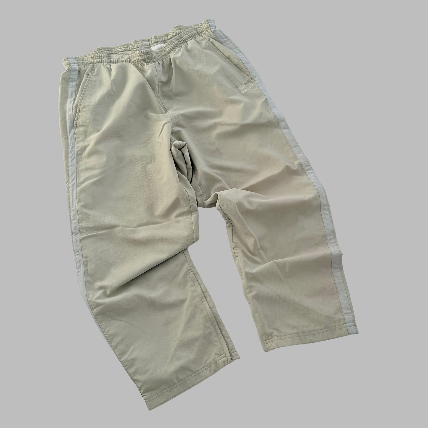 Y2K Nike Wide Leg Classic Track Pants - M