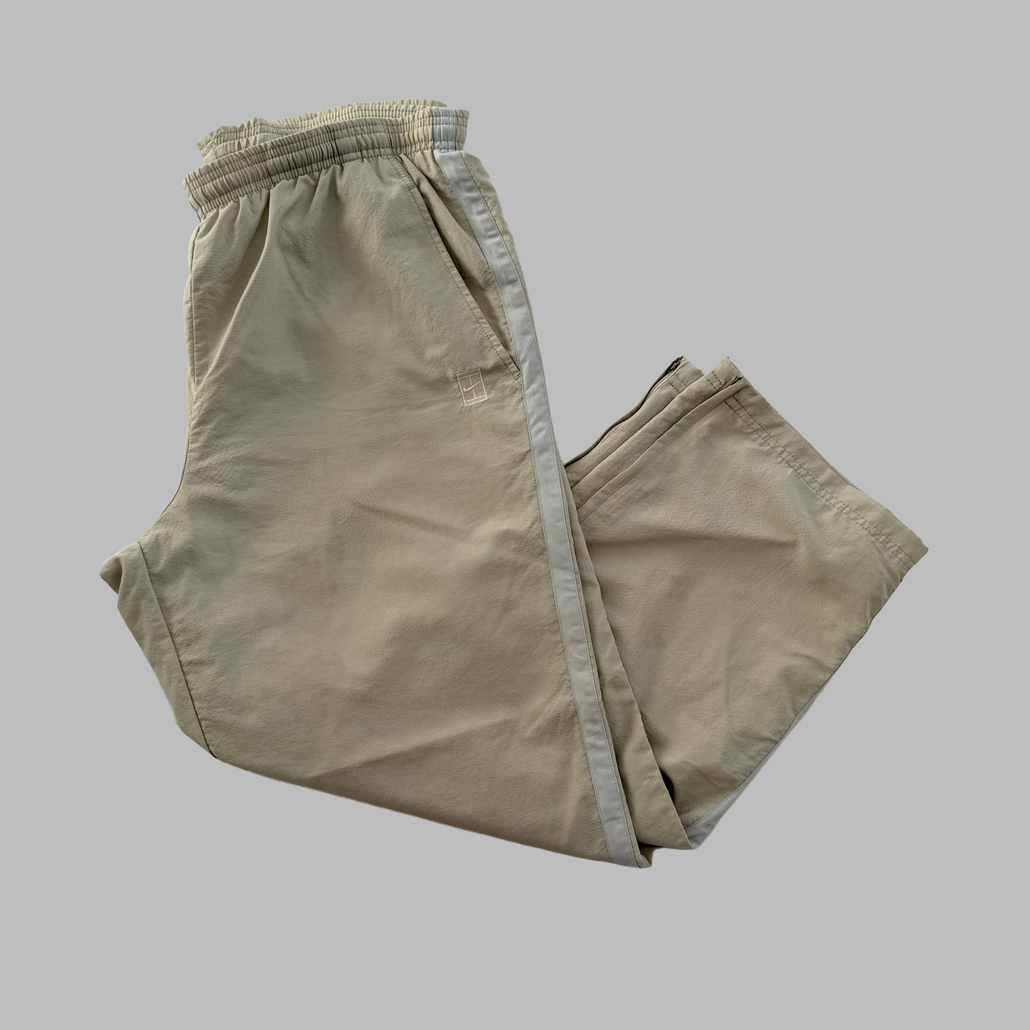Y2K Nike Wide Leg Classic Track Pants - M