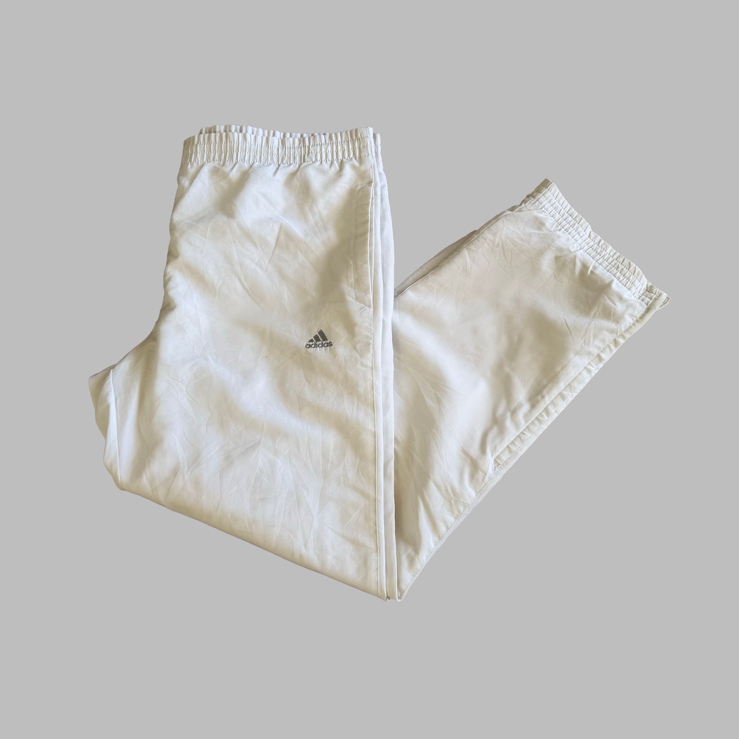 Y2K Adidas Minimal Baggy Track Pants - L