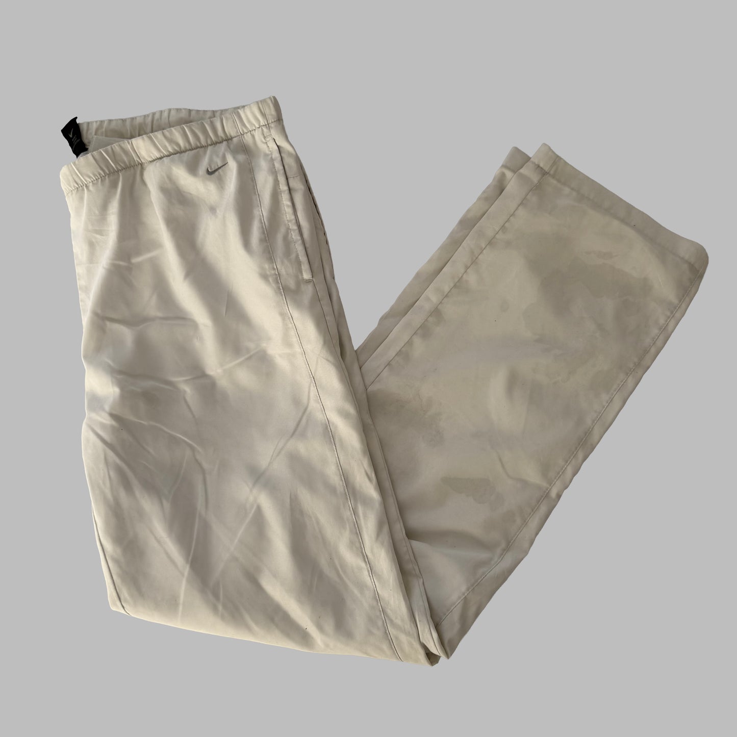 Y2K Nike Wide Leg Classic Track Pants - M