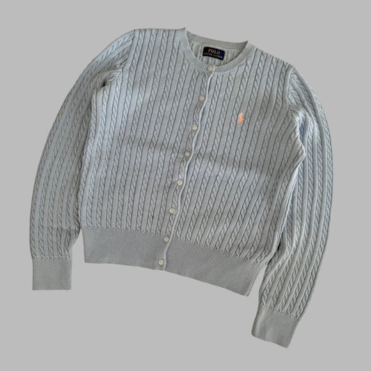 Ralph Lauren Cable Knit Cardigan - Small
