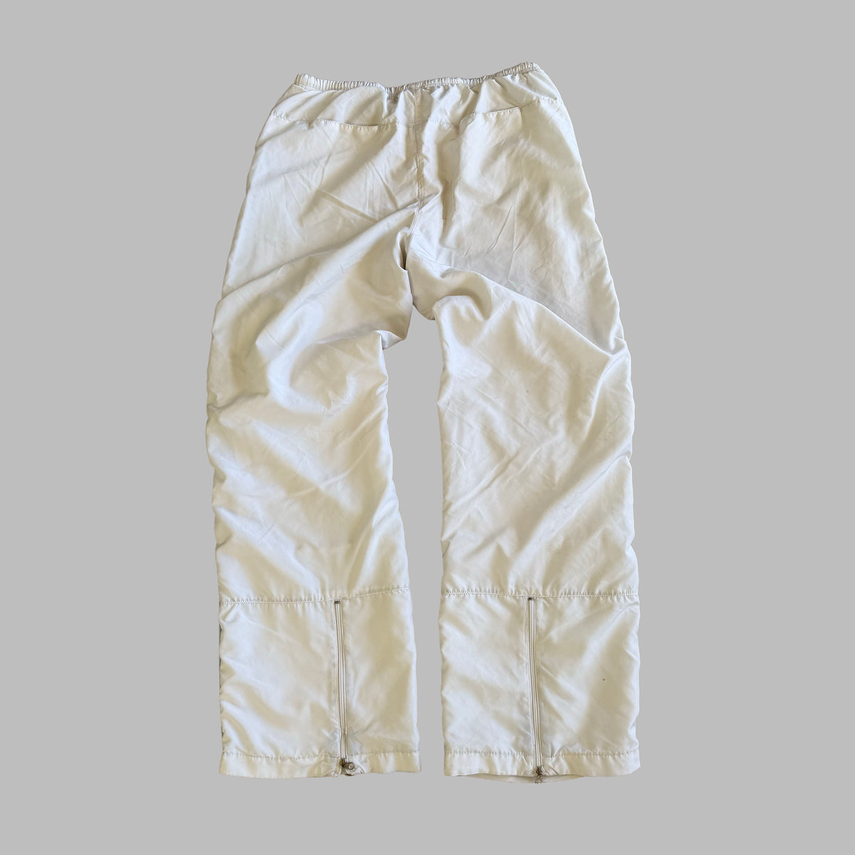 Y2K Nike Striped Baggy Track Pants - M