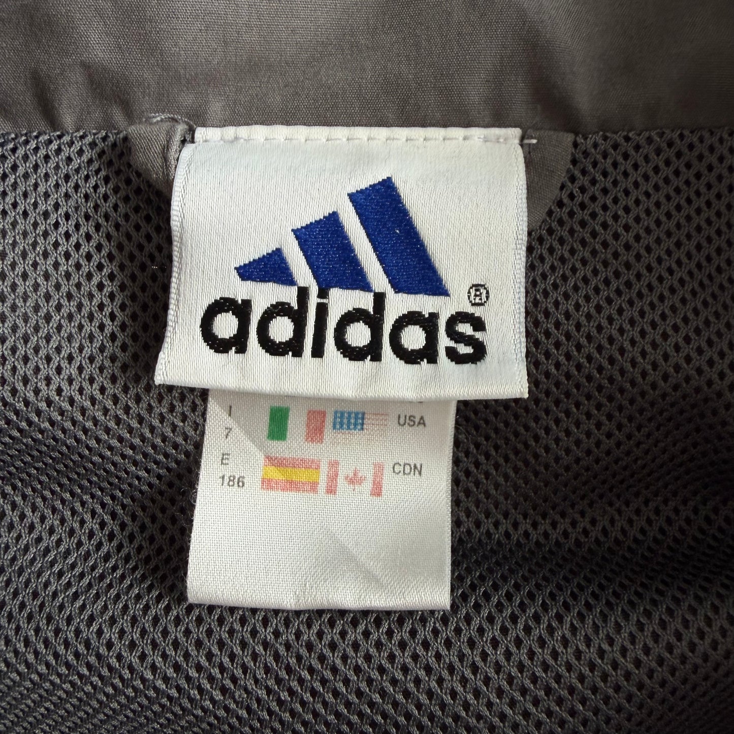 90s Adidas Minimal Track Jacket - L