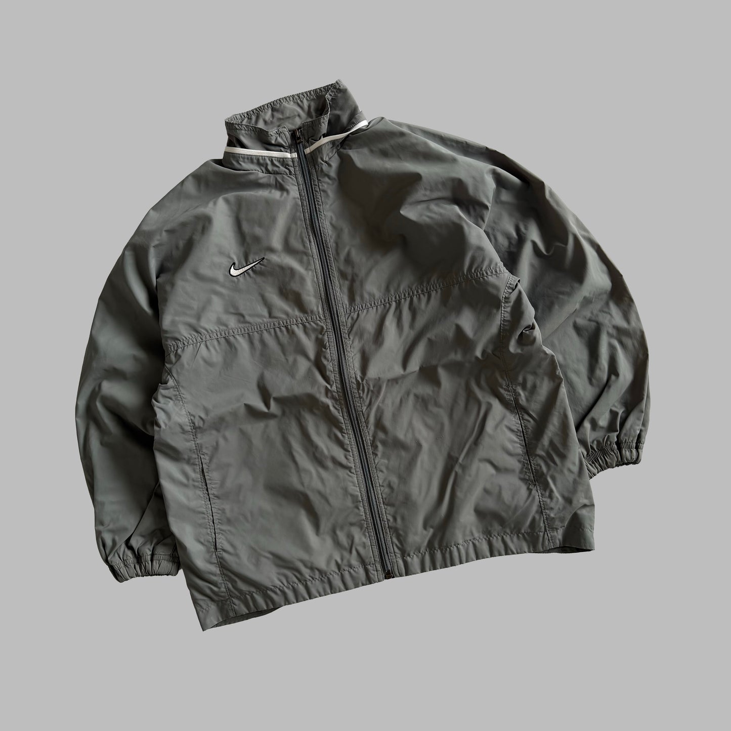 90s Nike Classic Swoosh Track Jacket - L
