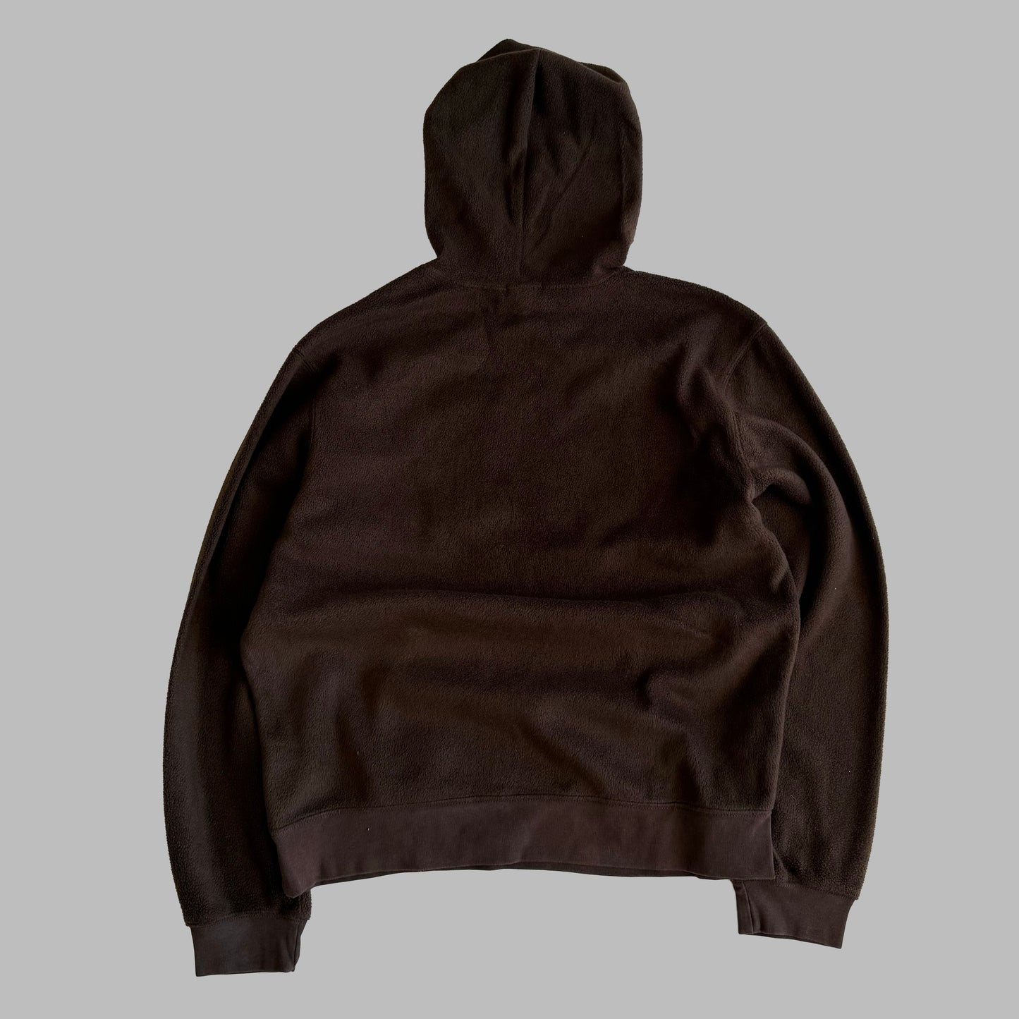 Y2K Brown Gap Fleece Hoodie - L