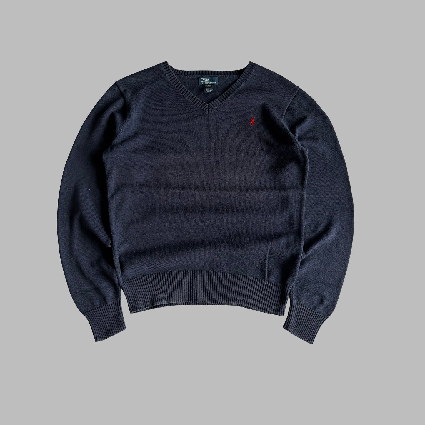 Y2K Polo Ralph Lauren Cotton Knit Sweater -  M