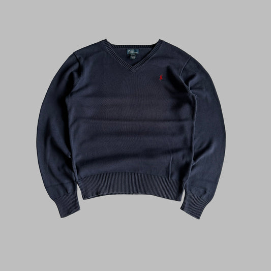 Y2K Polo Ralph Lauren Cotton Knit Sweater -  M