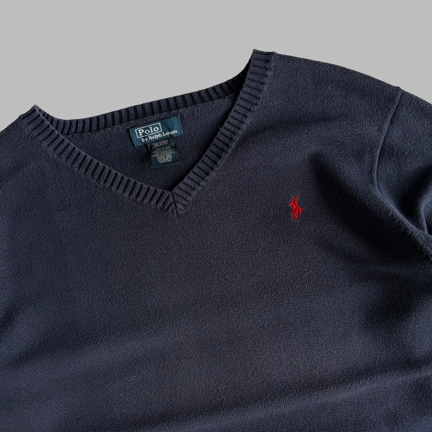 Y2K Polo Ralph Lauren Cotton Knit Sweater -  M