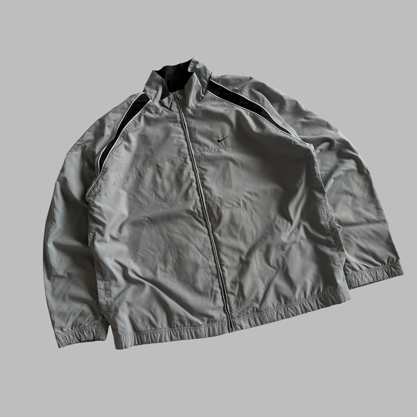 Y2K Nike Panelled Track Jacket - XXL