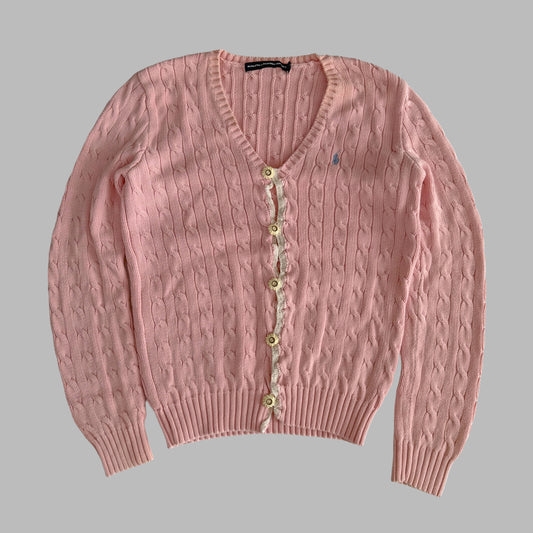 Ralph Lauren Cable Knit Cardigan - Large