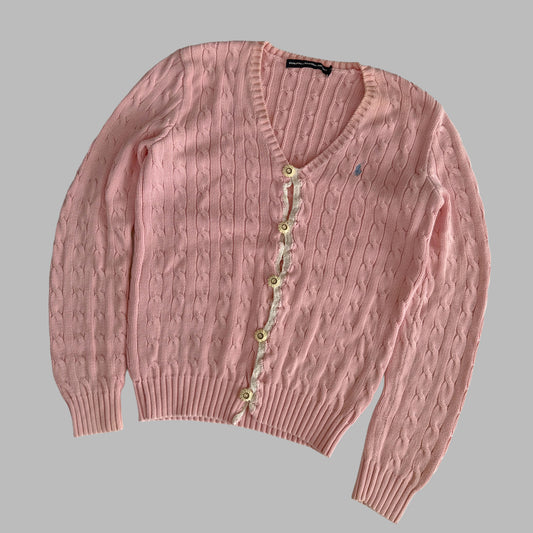 Ralph Lauren Cable Knit Cardigan - Large