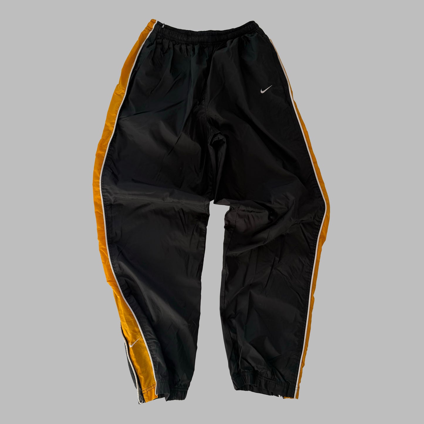 90s Nike Wide Leg Striped Track Pants - S