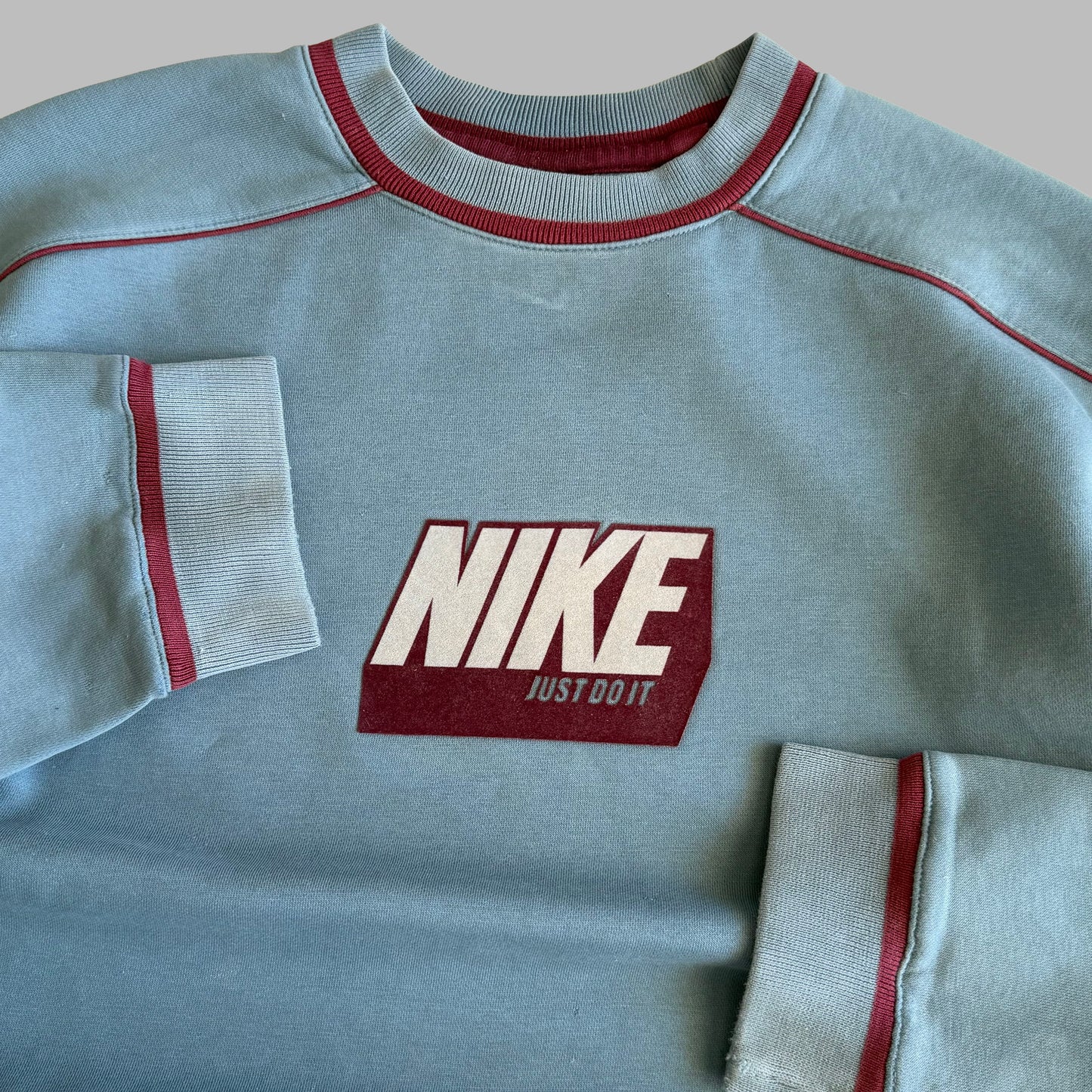 Y2K Nike Spell Out Sweatshirt - S