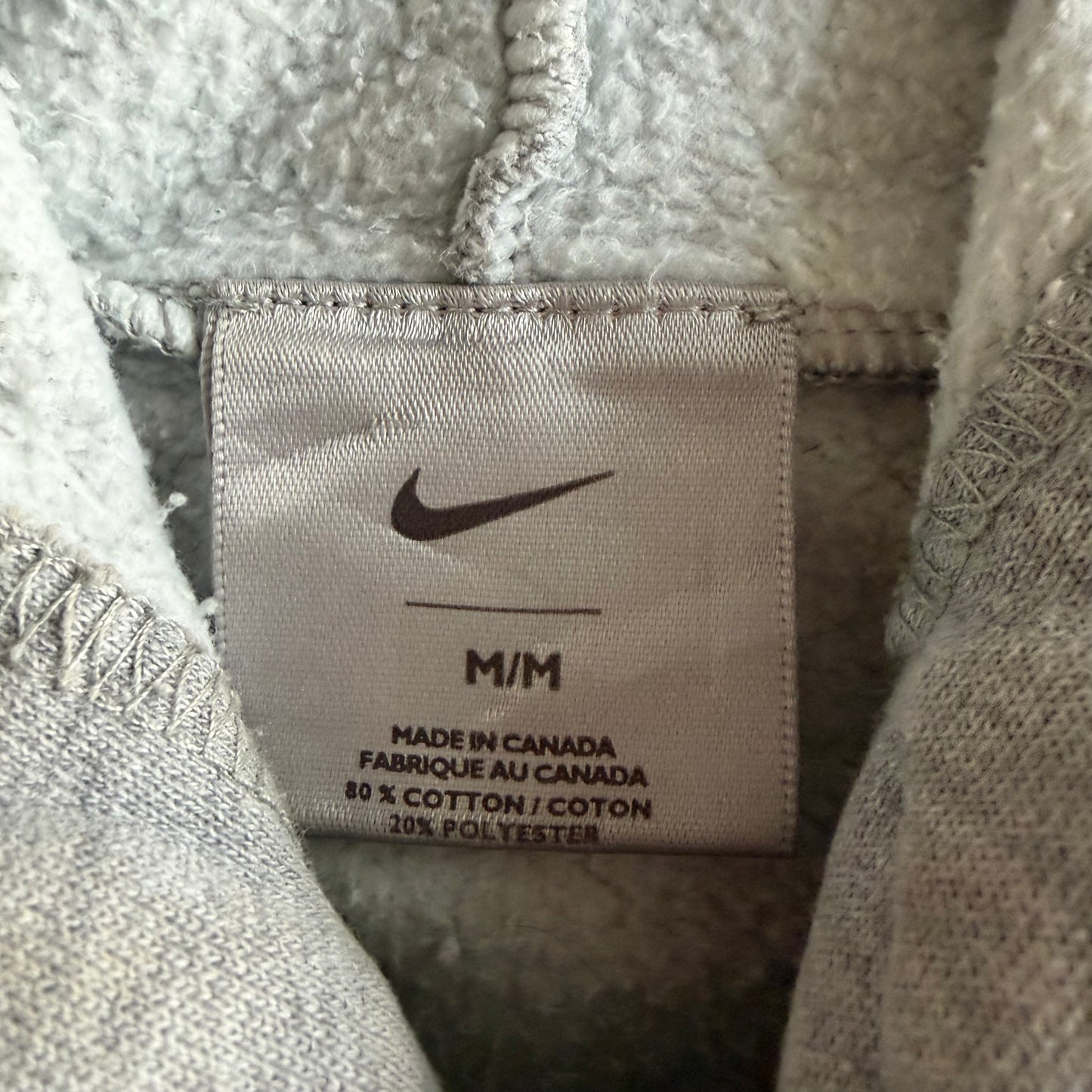 Y2K Nike Heavyweight Centre Swoosh Hoodie - M